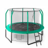 Батут Unix line Supreme Game с внутренней сеткой 10 футов - 300 см (зеленый) (TRUSUG10GR)