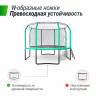 Батут Unix line Supreme Game с внутренней сеткой 10 футов - 300 см (зеленый) (TRUSUG10GR)