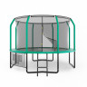 Батут Unix line Supreme Game с внутренней сеткой 10 футов - 300 см (зеленый) (TRUSUG10GR)