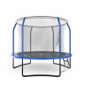Батут Unix line Supreme Game с внутренней сеткой 8 футов - 240 см (голубой) (TRUSUG8BL)